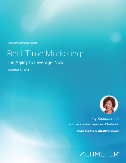 Real-time Marketing: The Ability to Leverage 
