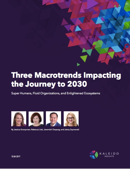 Three Macrotrends Impacting the Journey to 2030